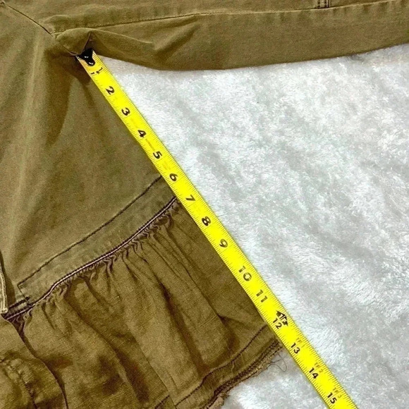 Free People Women's Military Moto Jacket Raw Hem Size Small - Picture 7 of 11